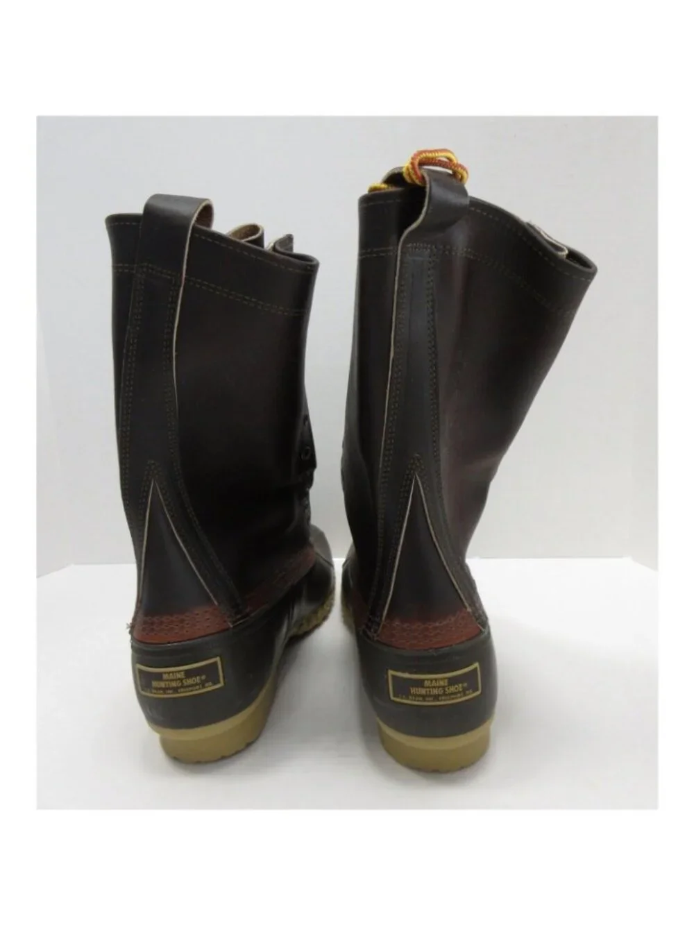 LL Bean Duck Boots 11 D Maine Signature Leather Hunting Shoes  USA